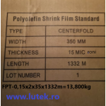 Folie ambalaj polyolefina termocontractanta 1UV (FPT-0,15 x2 x 35), www.lutek.ro